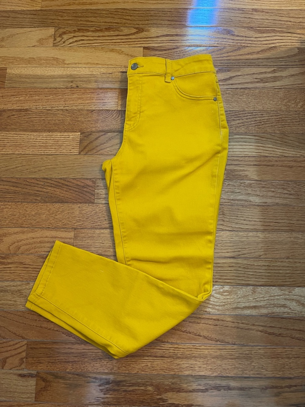 d. jeans Gold Yellow Mustard Skinny Pants